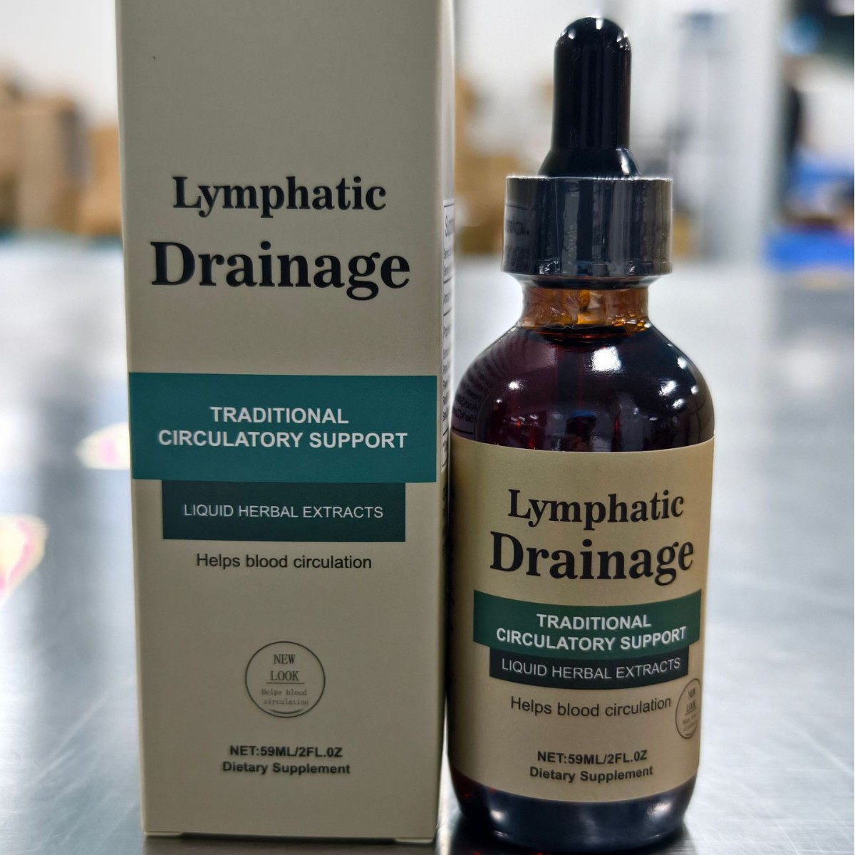 Herbal Wellness Liquid - Lymphatic Drainage Drops Liquid Herbal Extracts