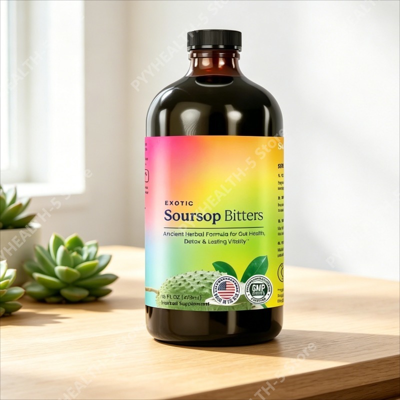 Herbal Wellness Liquid - Soursop Bitters Drops Liquid Organic Herbal