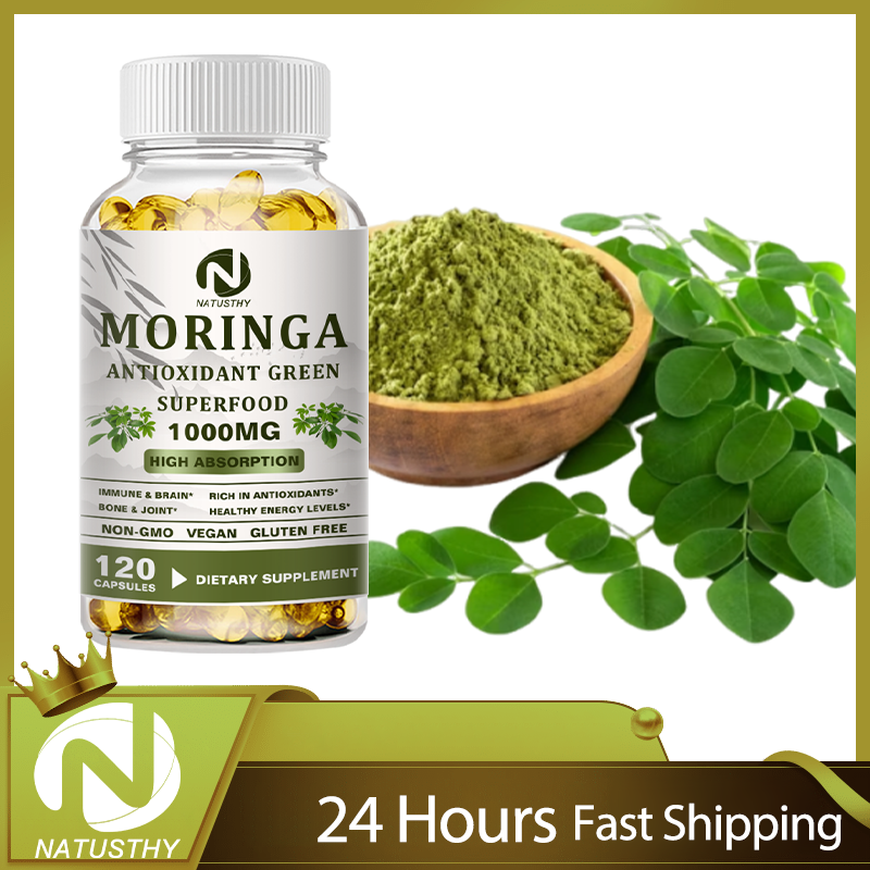 Moringa Leaf Powder - Moringa Organic 1000 mg - With