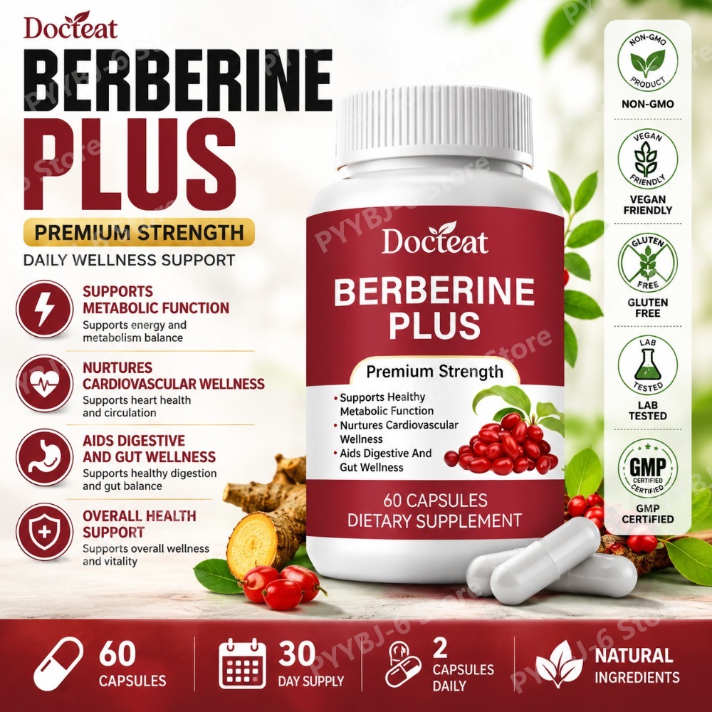Berberine Plus Supplement 60Ca - Herbal Wellness For You avaliação e preço