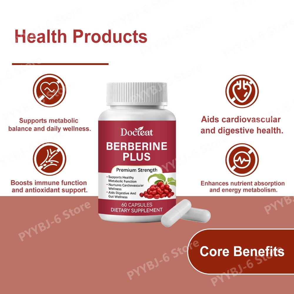 Berberine Plus Supplement 60Ca - Herbal Wellness For You avaliação e preço