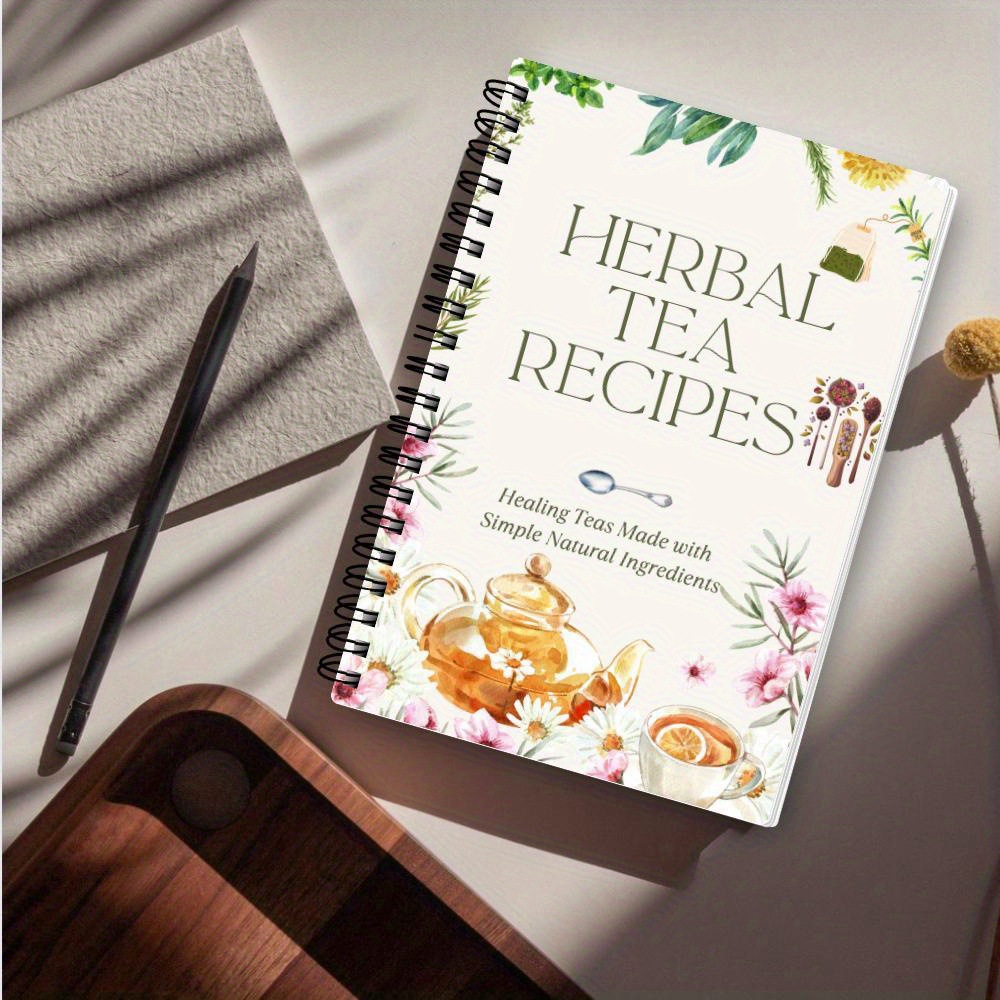 Herbal Tea Recipes Book – Natu - Wellness Herbal Tea Blends avaliação e preço