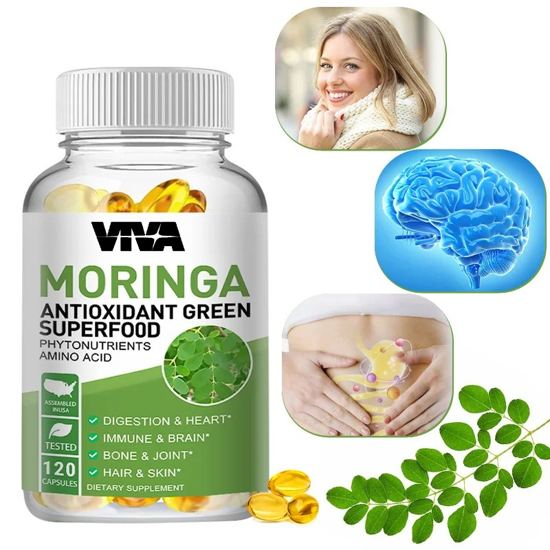 Moringa 1000mg Capsules, An An - Moringa Leaf Powder avaliação e preço