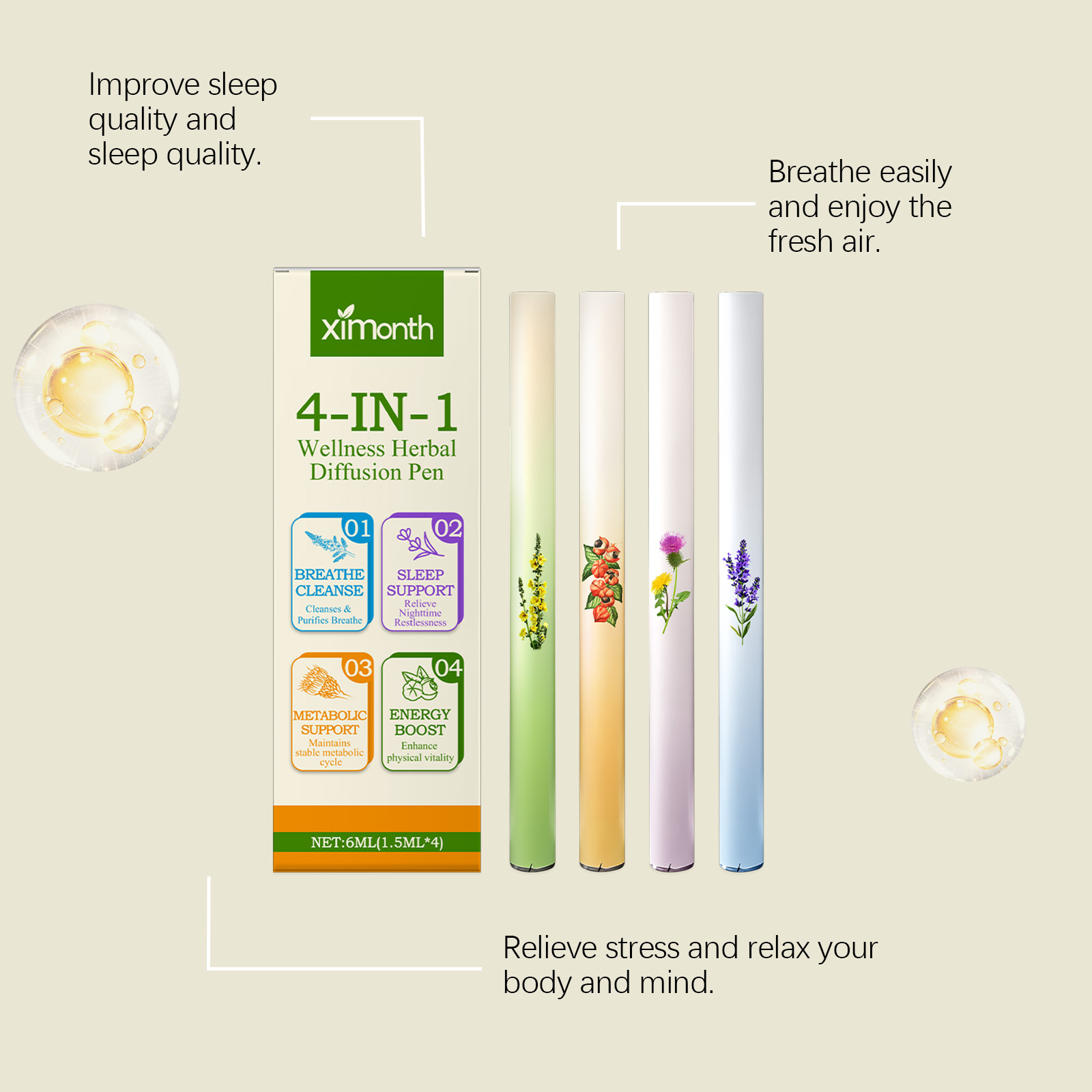 4 In 1 Herbal Energy Combo Sti - Herbal Wellness For You avaliação e preço