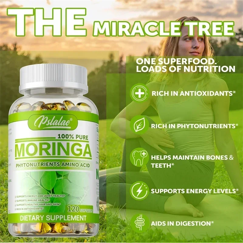 Moringa Capsules - Antioxidant - Moringa Leaf Powder avaliação e preço