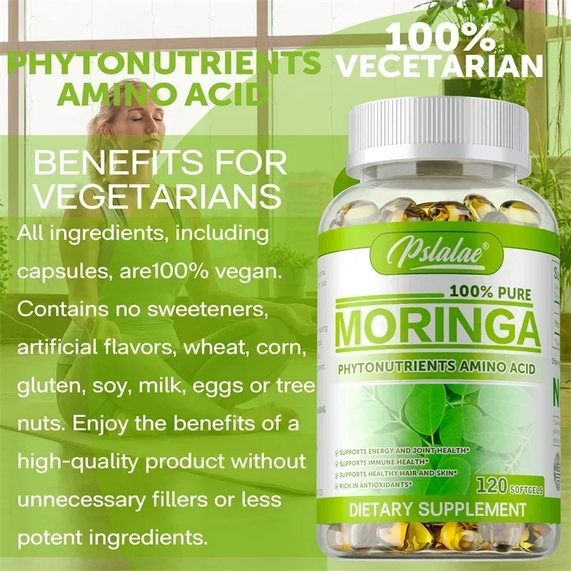 Moringa Capsules - Antioxidant - Moringa Leaf Powder avaliação e preço