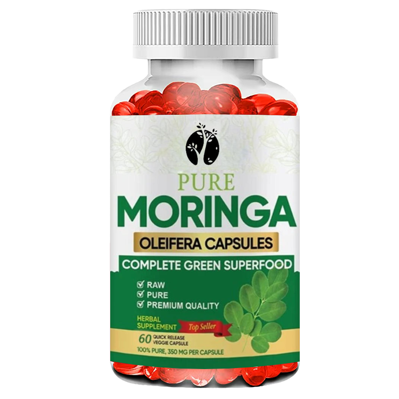 Moringa Capsules -60 Capsules  - Moringa Leaf Powder avaliação e preço