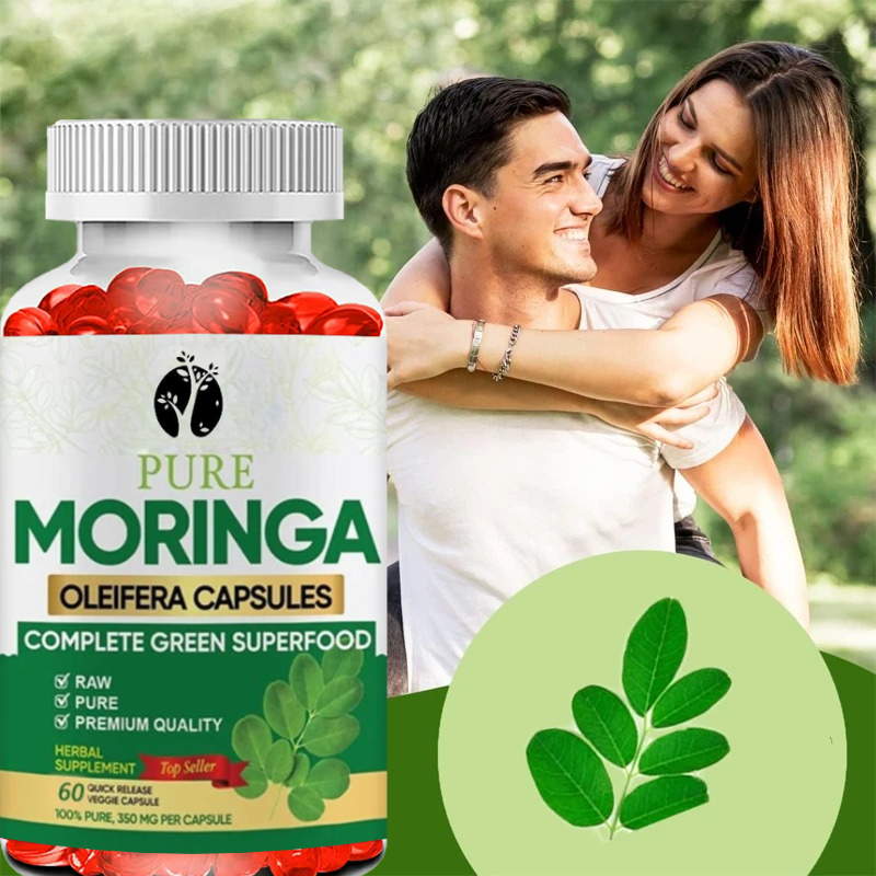 Moringa Capsules -60 Capsules  - Moringa Leaf Powder avaliação e preço