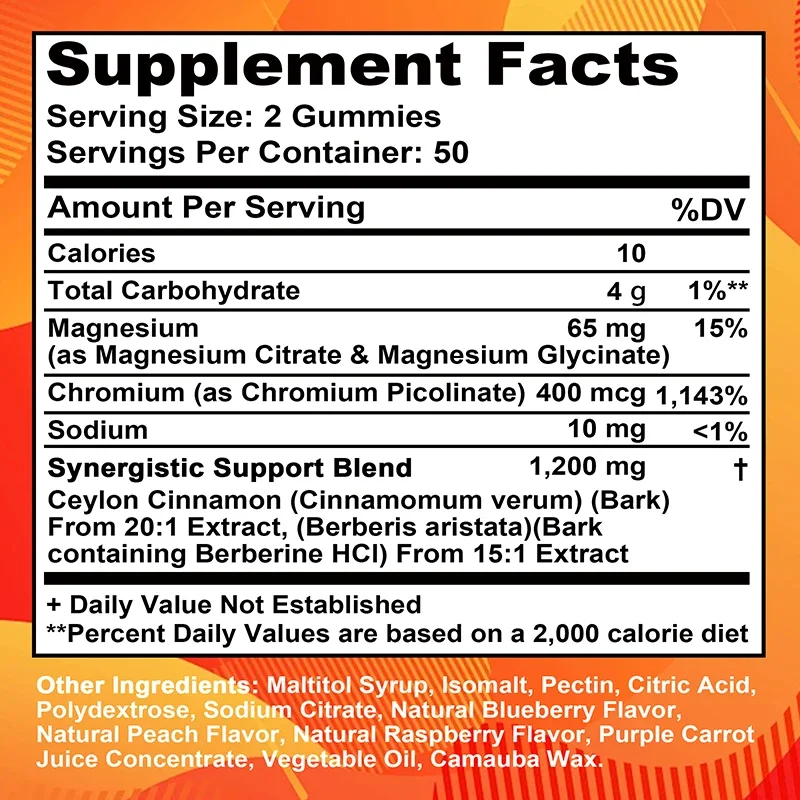 Berberine Gummies 1200MG - Hel - Licorice Root Sticks avaliação e preço