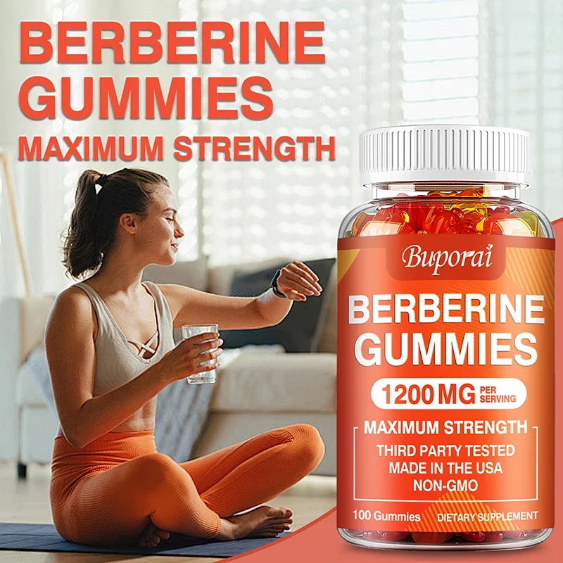 Berberine Gummies 1200MG - Hel - Licorice Root Sticks avaliação e preço