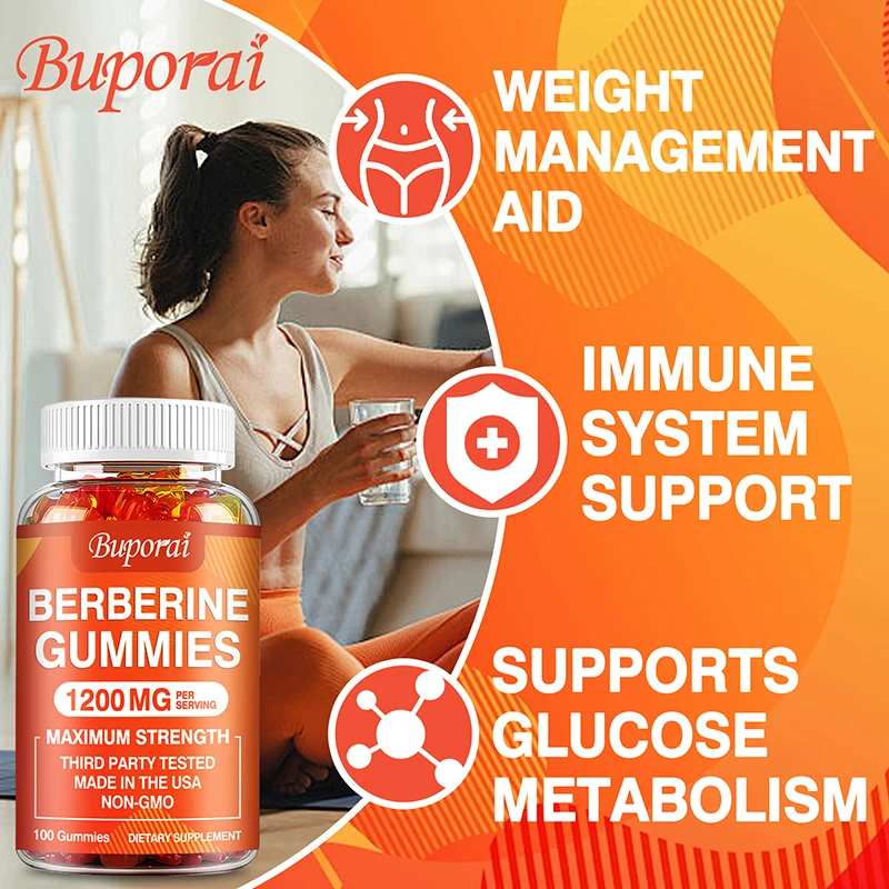 Berberine Gummies 1200MG - Hel - Licorice Root Sticks avaliação e preço
