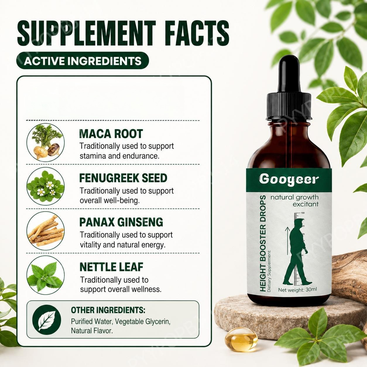 Googeer Vitamin D3 Calcium Cit - Herbal Wellness Liquid avaliação e preço