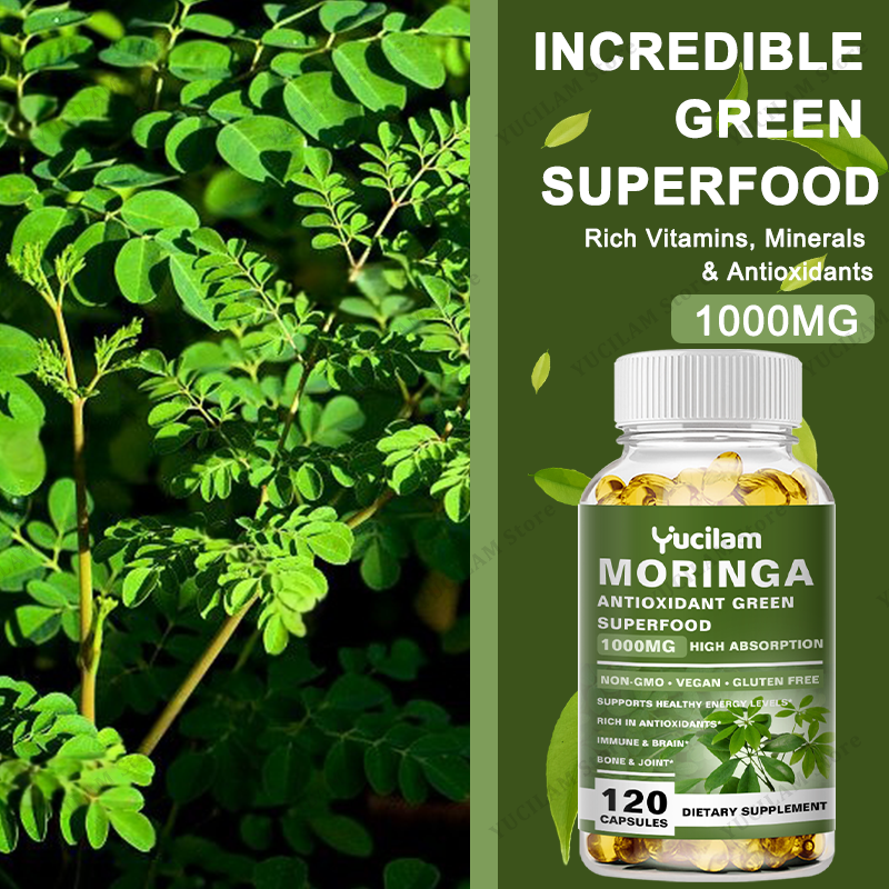 Moringa Organic 1000 mg, 7-in- - Moringa Leaf Powder avaliação e preço
