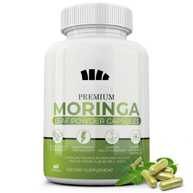 Natural Moringa Capsules -100% - Moringa Leaf Powder avaliação e preço