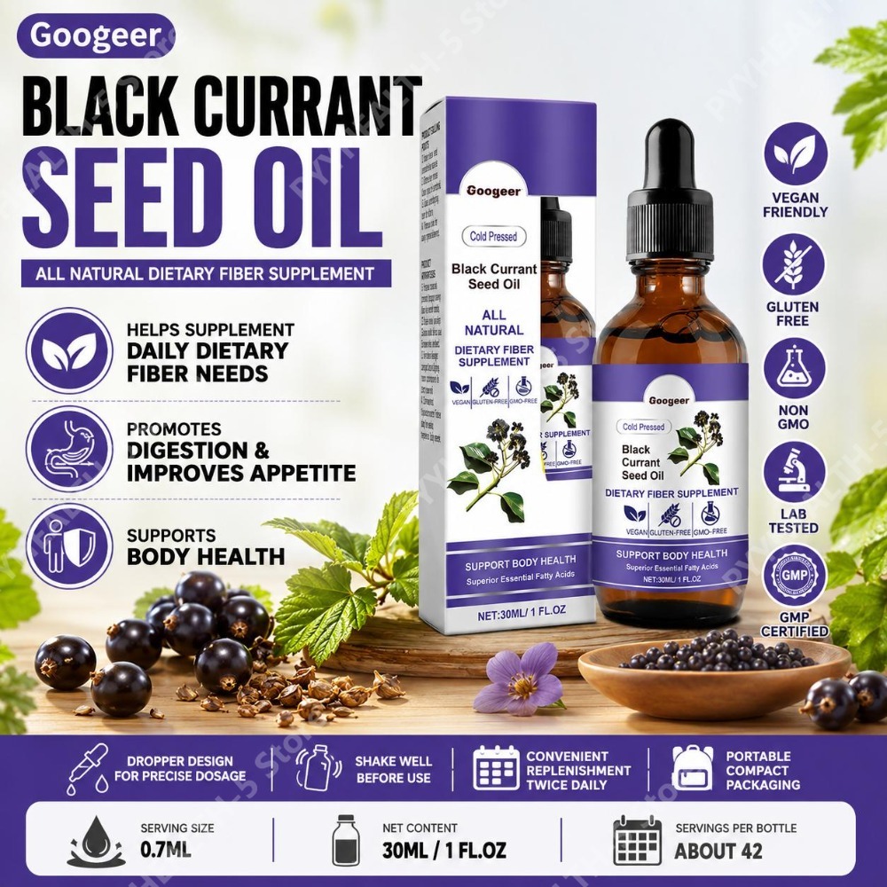 Black Currant Seed Oil Drops 3 - Herbal Wellness Liquid avaliação e preço