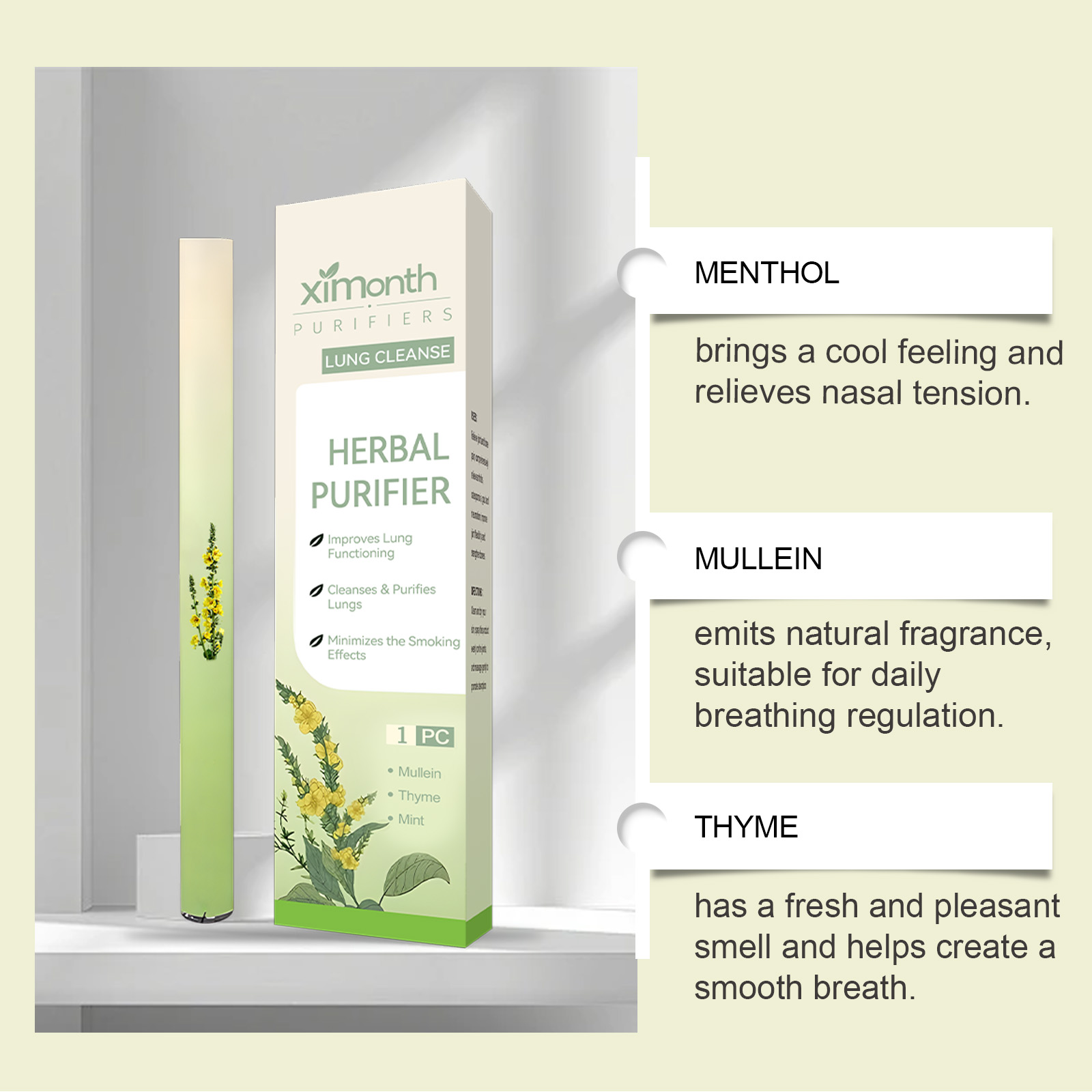 Natural Herbal Breathing Stick - Herbal Wellness For You avaliação e preço