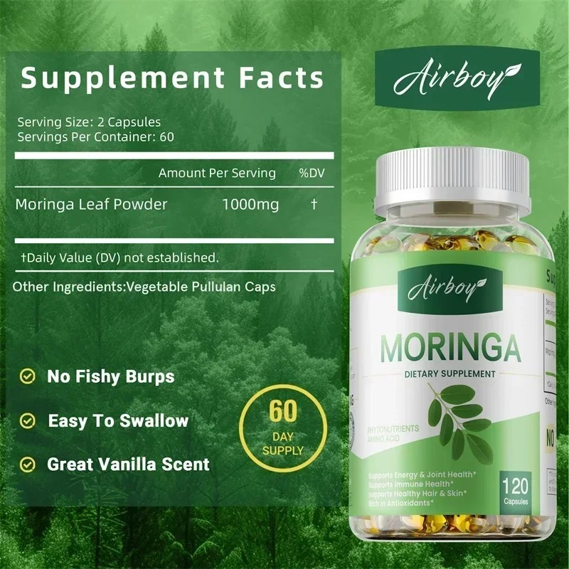 Moringa Supplements - For Heal - Moringa Leaf Powder avaliação e preço
