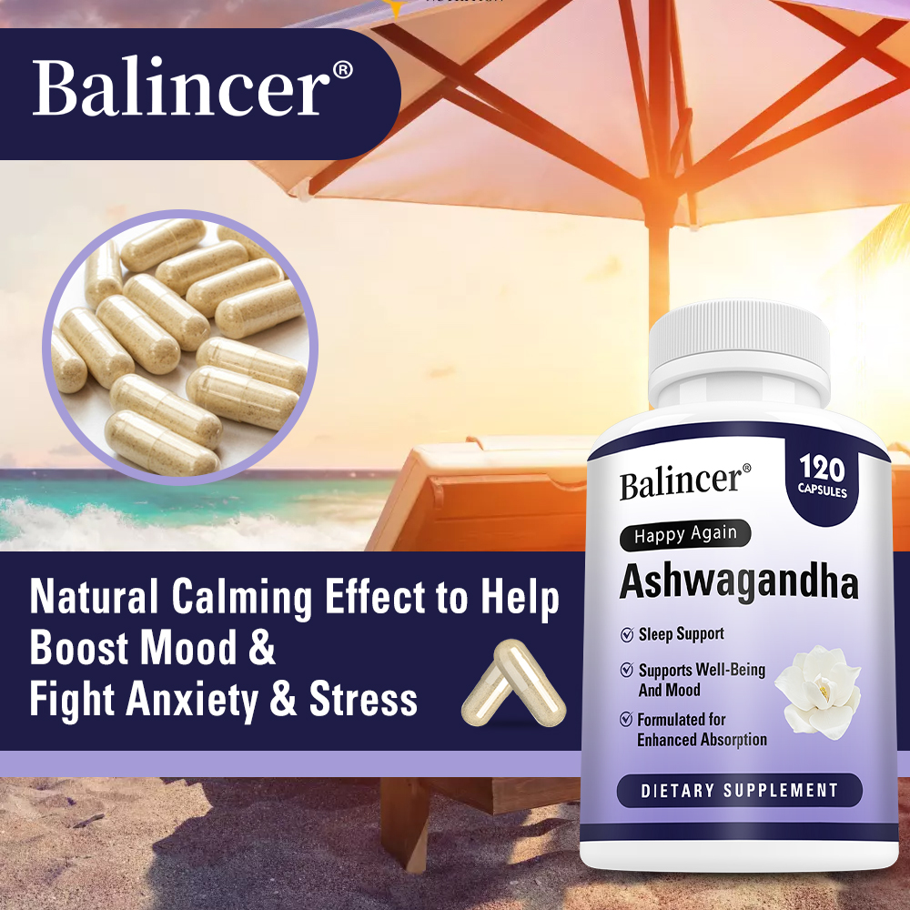 Ashwagandha Capsules, Stress R - Herbal Wellness For You avaliação e preço