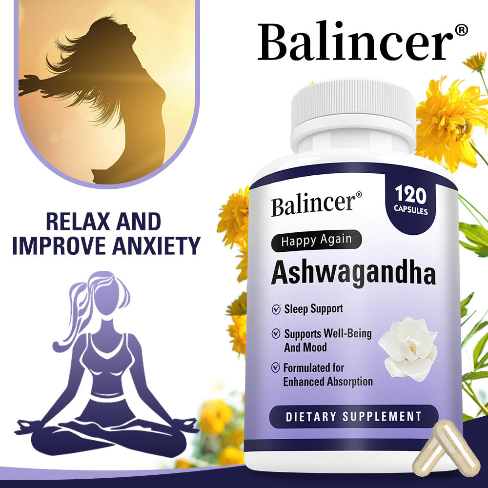 Ashwagandha Capsules, Stress R - Herbal Wellness For You avaliação e preço