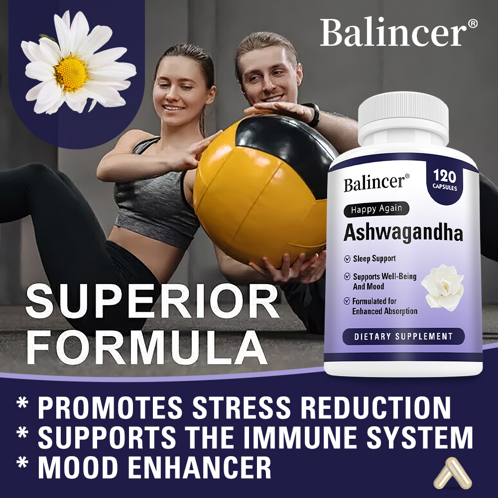 Ashwagandha Capsules, Stress R - Herbal Wellness For You avaliação e preço