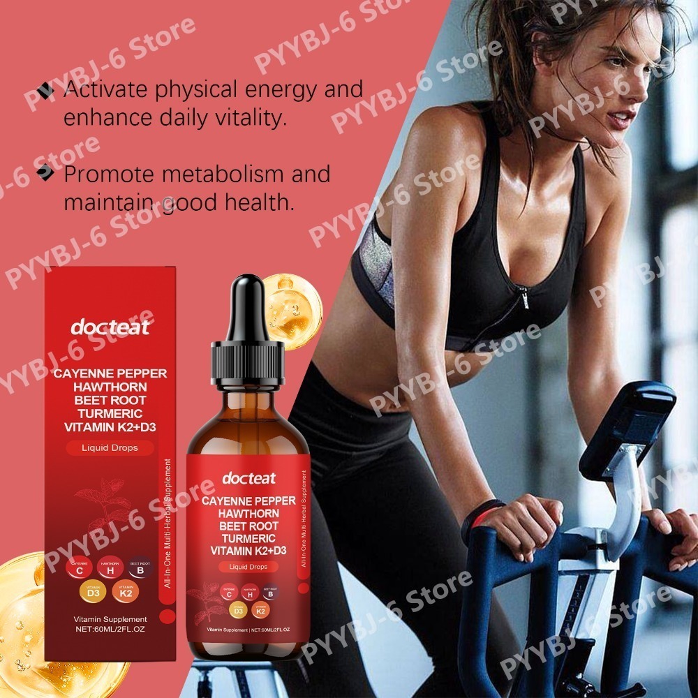 Cayenne Pepper Liquid Drops wi - Herbal Wellness Liquid avaliação e preço