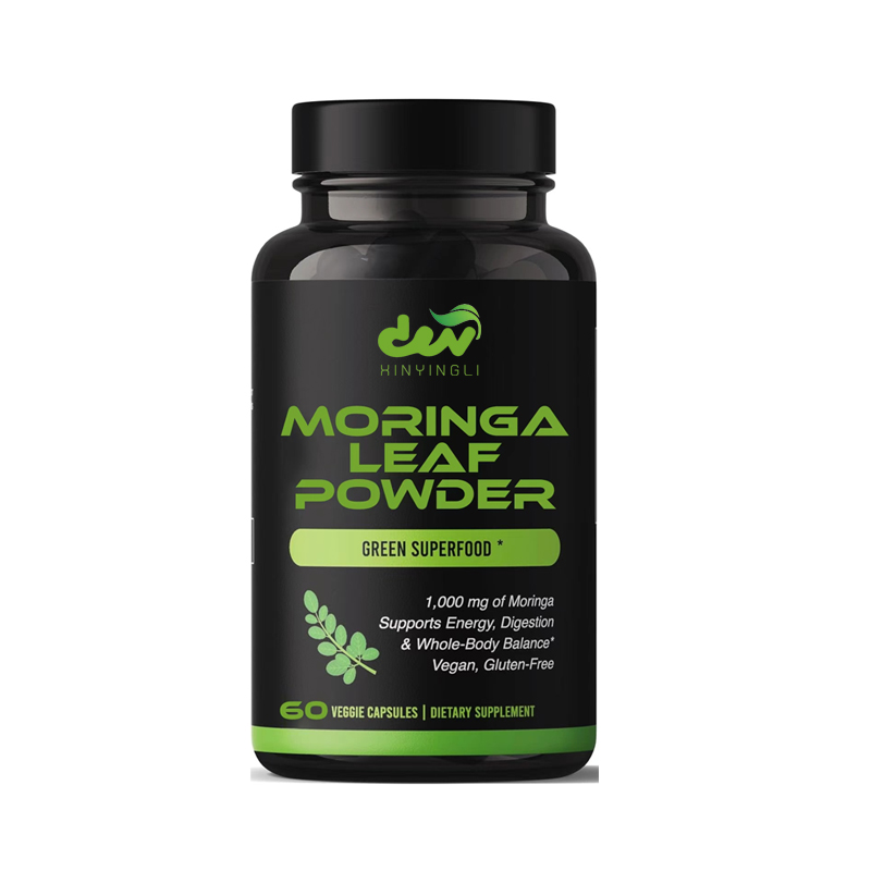 Organic Moringa Capsules 1000m - Moringa Leaf Powder avaliação e preço