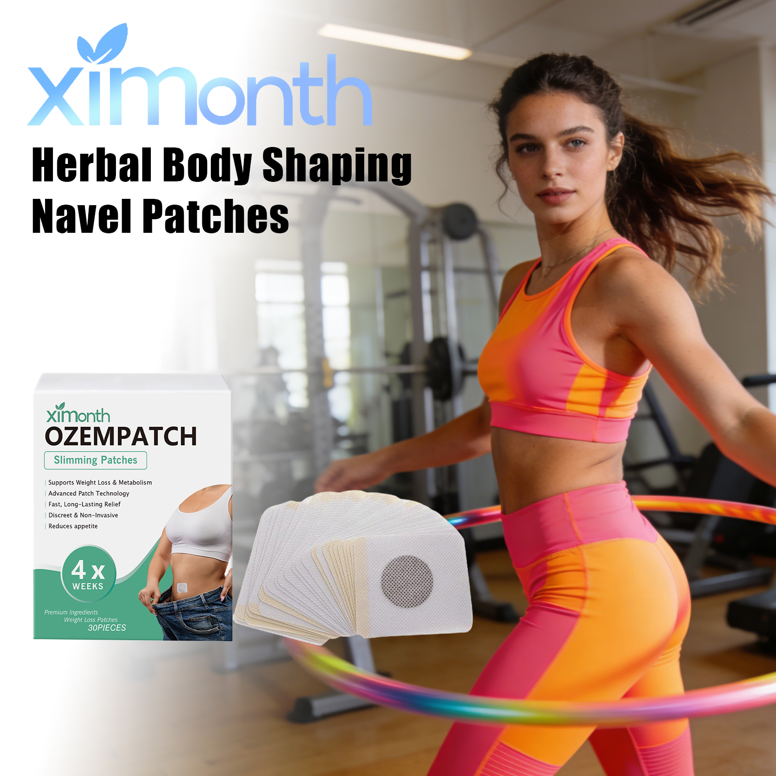 Ximonth Body Shaping Patches I - Herbal Wellness For You avaliação e preço