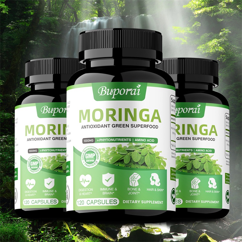 Moringa Capsules - Immune Syst - Moringa Leaf Powder avaliação e preço
