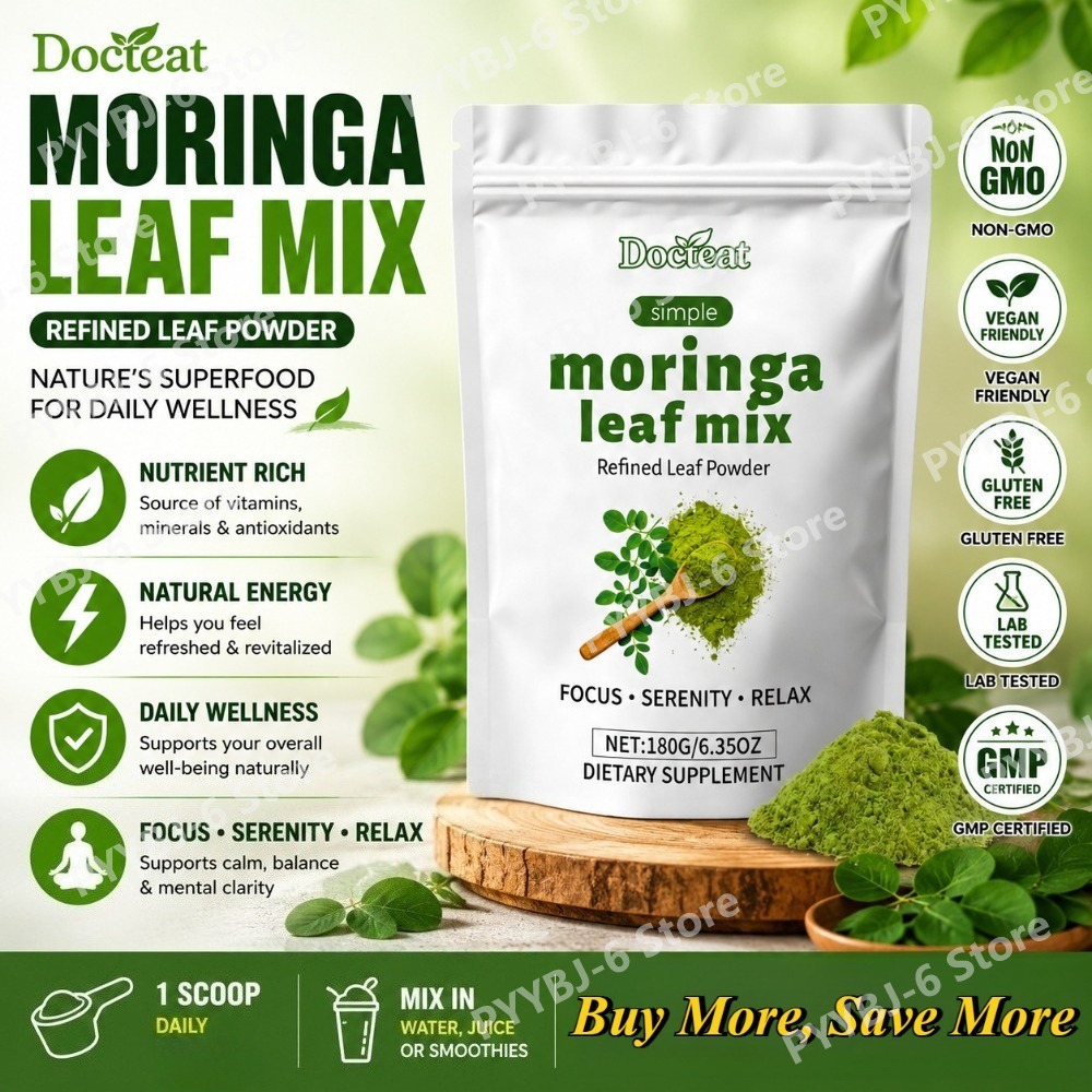 Docteat Moringa Leaf Powder, R - Moringa Leaf Powder avaliação e preço