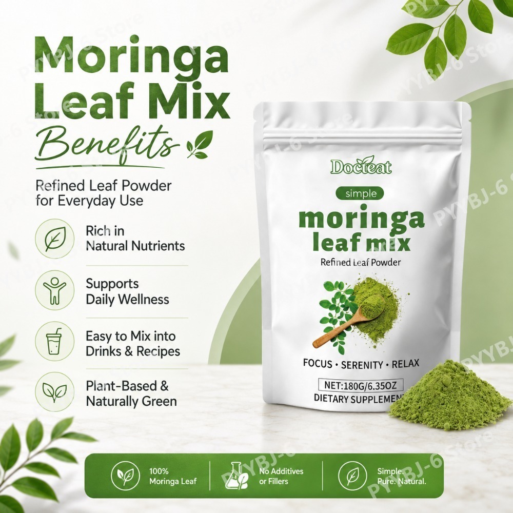 Docteat Moringa Leaf Powder, R - Moringa Leaf Powder avaliação e preço