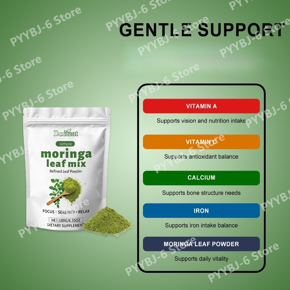 Docteat Moringa Leaf Powder, R - Moringa Leaf Powder avaliação e preço